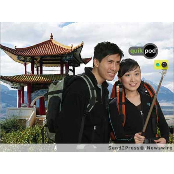 A user enjoying outdoor activities while using Xiaomi YI Action Camera selfie stick for capturing stunning selfies